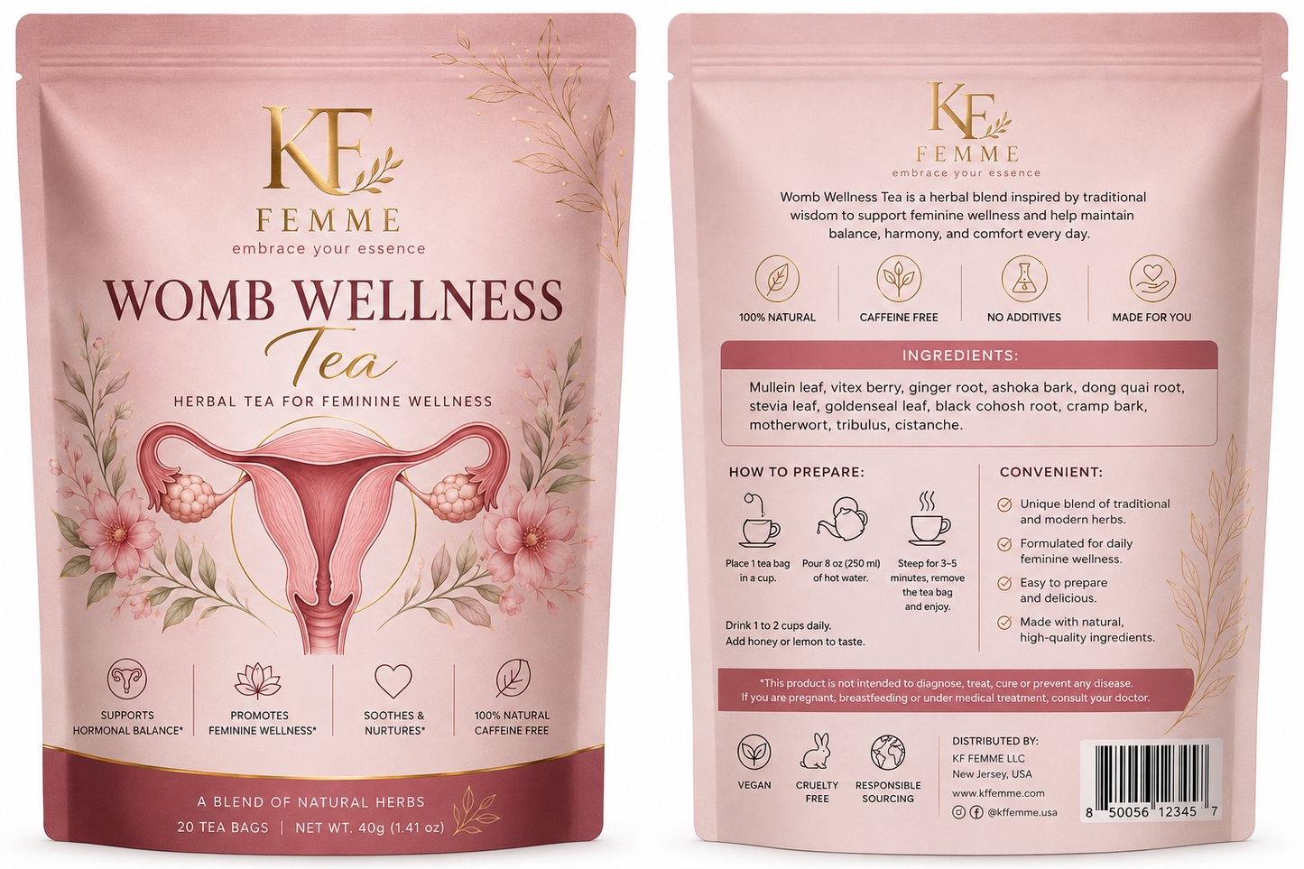 KF WOMB WELLNESS TEA