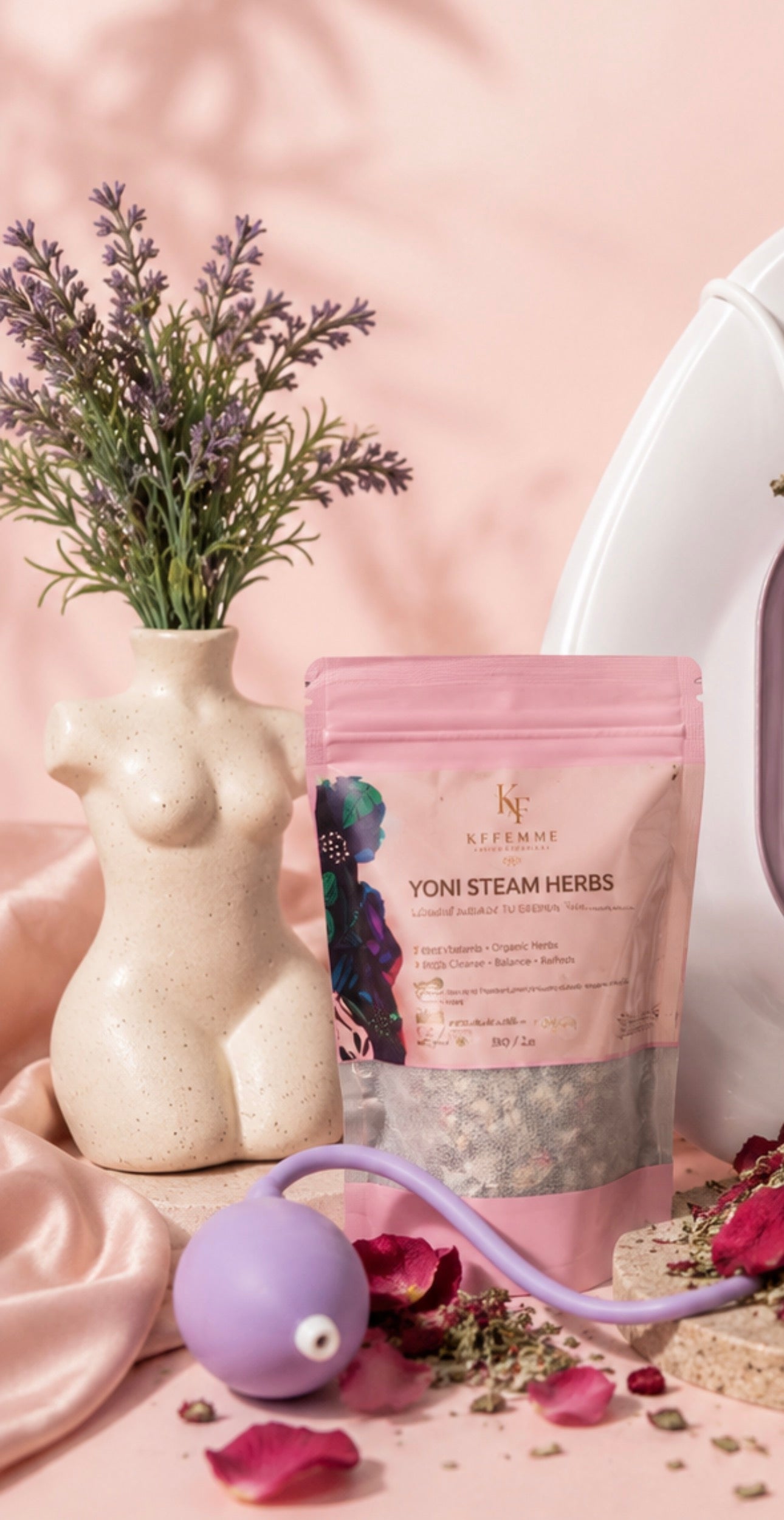 KF Femme – Abraza Tu Esencia™ Herbal Steam Ritual Kit